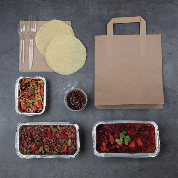 Fiesta Recyclable Microwavable Deli Pot Lids (100 pack)