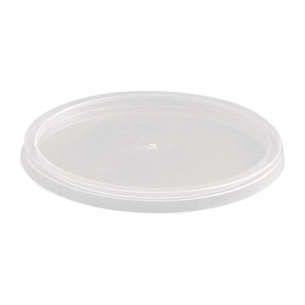 Fiesta Recyclable Microwavable Deli Pot Lids (100 pack)