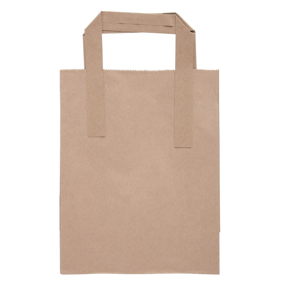 Fiesta Recyclable Brown Paper Bag with Handles Small (250 Pack)