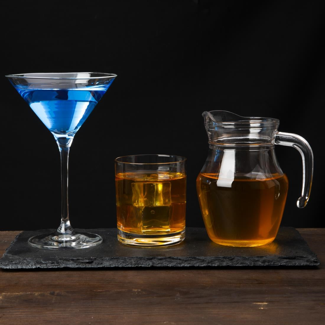 Olympia Campana One Piece Crystal Martini Glass 260ml (6 pack)