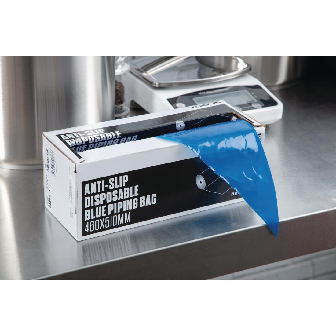 Vogue Anti-Slip Disposable Blue Piping Bags (100 pack)