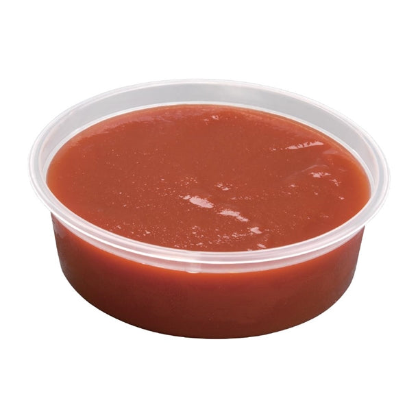 Fiesta Recyclable Plastic Microwavable Deli Pots 50ml / 1.75oz (100 pack)