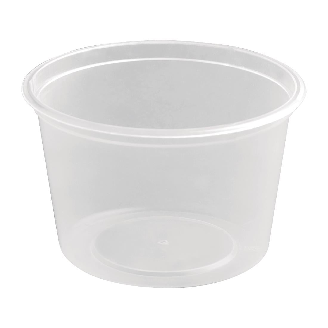 Fiesta Recyclable Plastic Microwavable Deli Pots 100ml (100 pack)