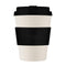 ecoffee cup Reusable Coffee Cup Black Nature Black/White 12oz