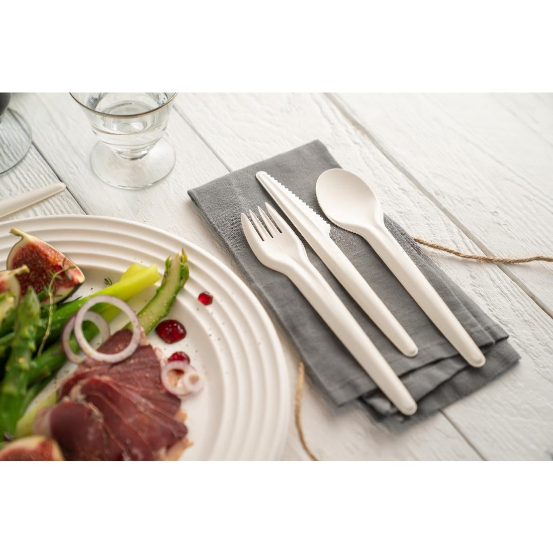 Sabert Recyclable Paper Cutlery Fork (1000 pack)