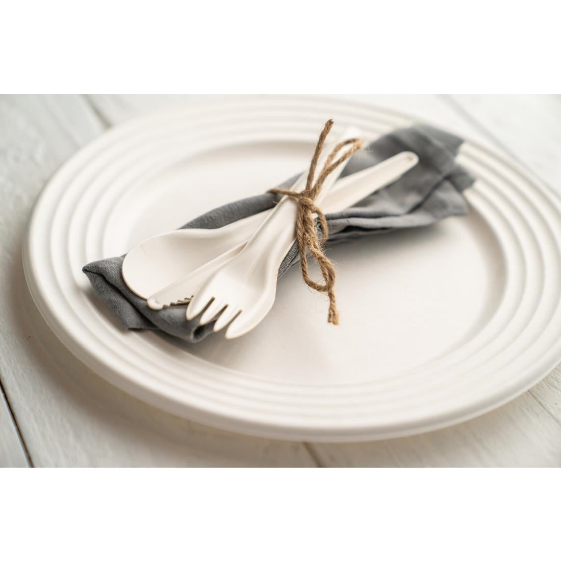 Sabert Recyclable Paper Cutlery Fork (1000 pack)