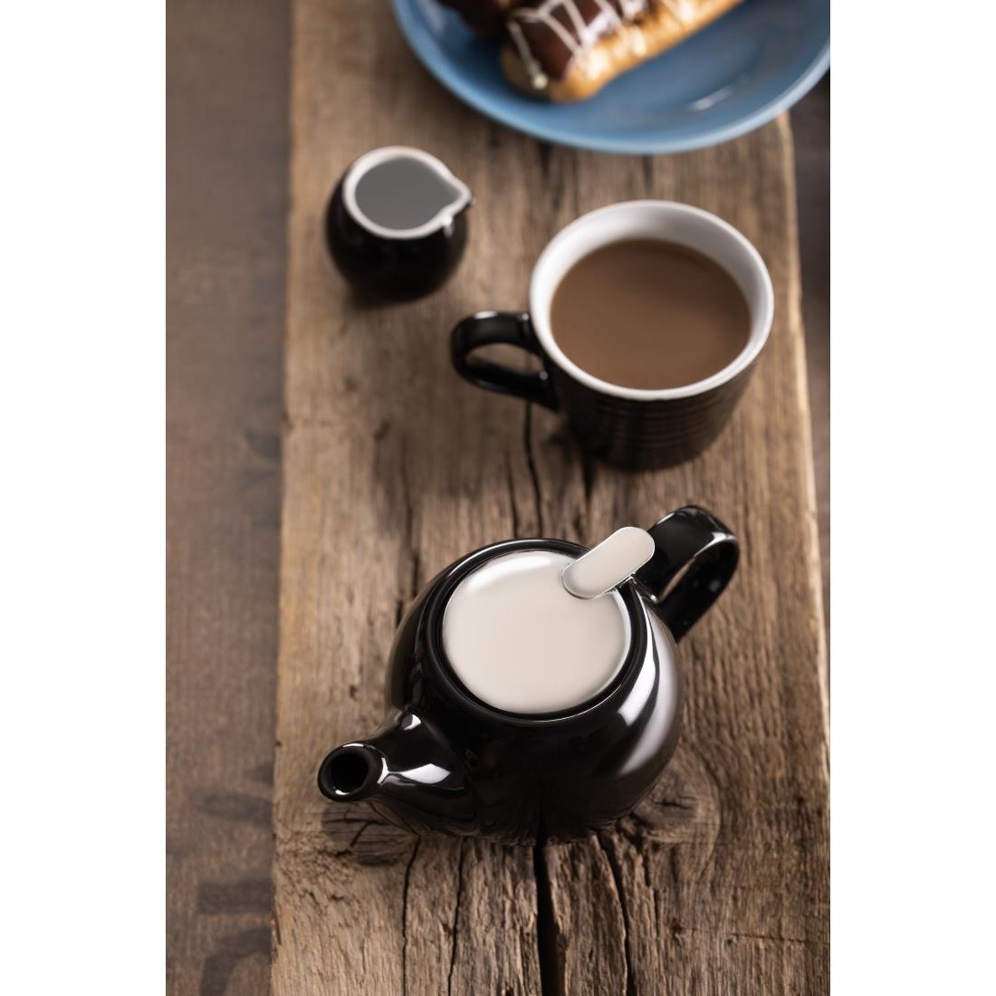 Olympia Cafe Teapot Black