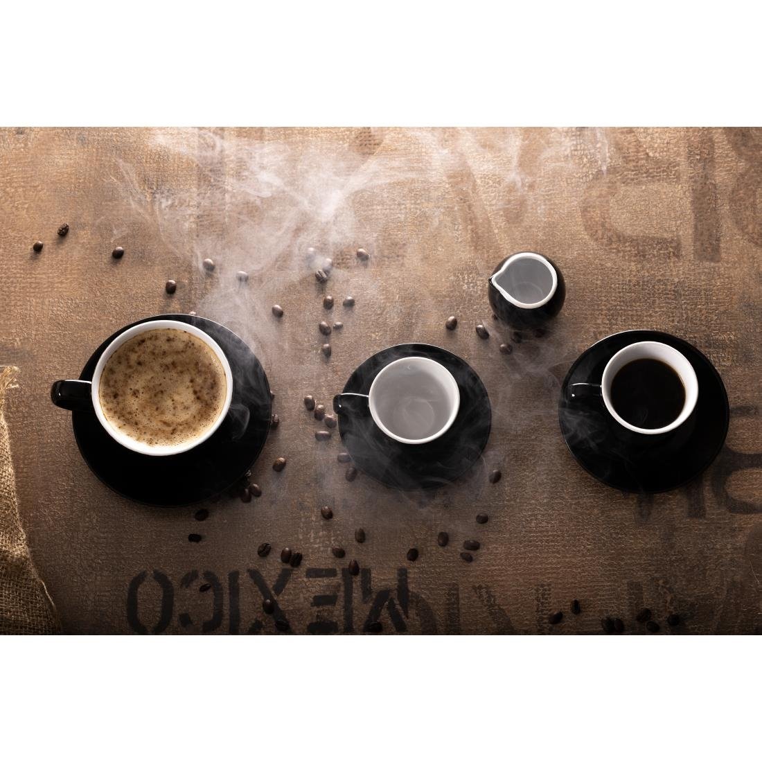 Olympia Cafe Flat White Saucer Black (12 pack)