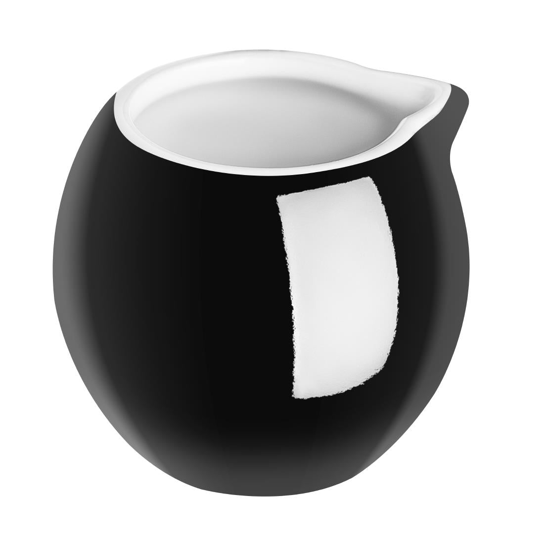 Olympia Cafe Milk Jug Black - 70ml 2.36fl oz (6 Pack)