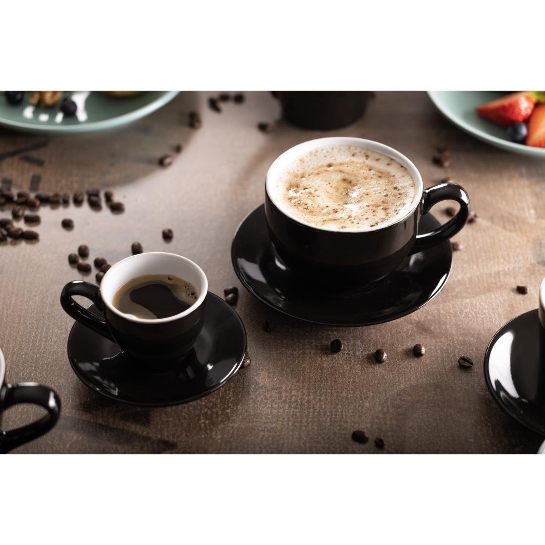 Olympia Cafe Espresso Cup Black (12 pack)