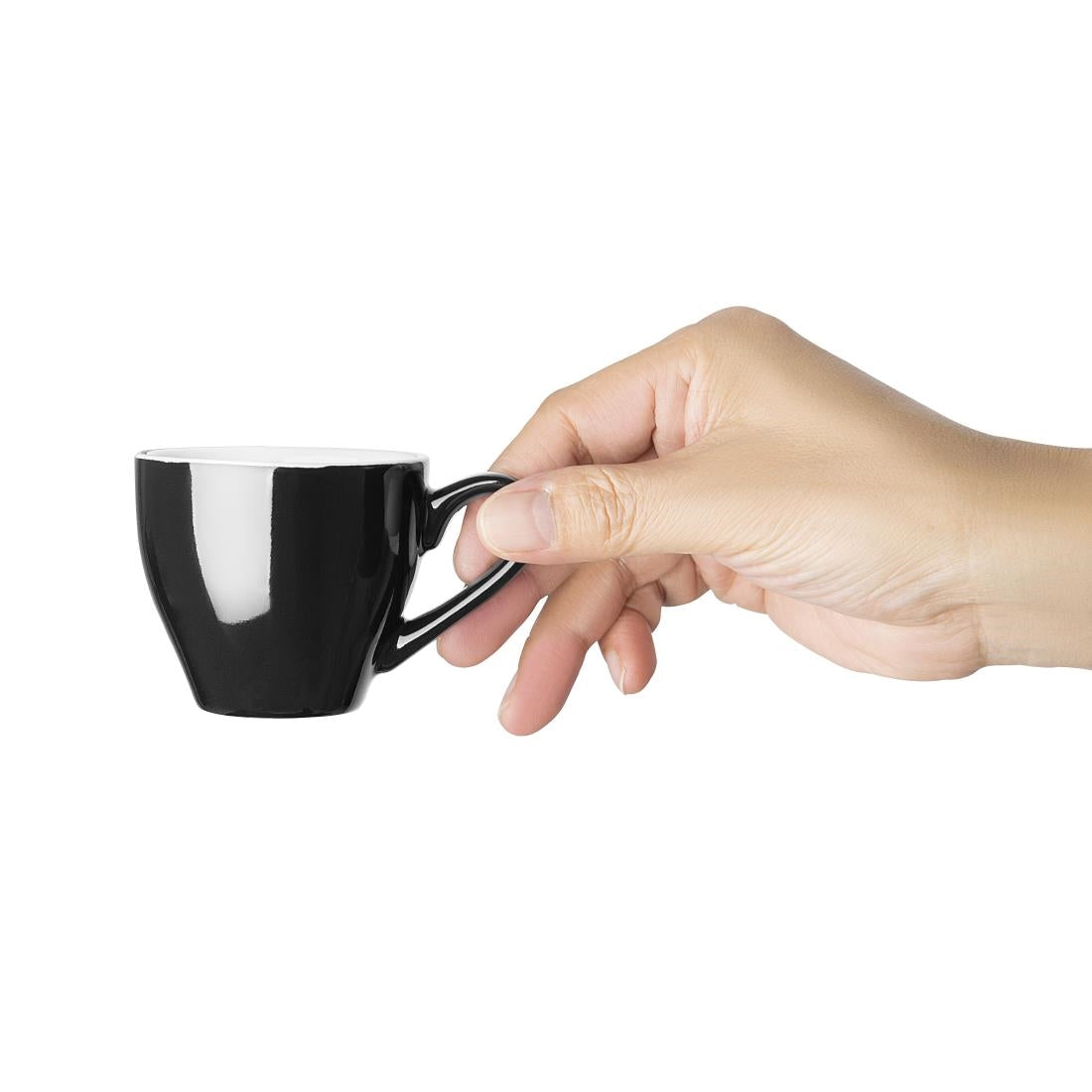 Olympia Cafe Espresso Cup Black (12 pack)