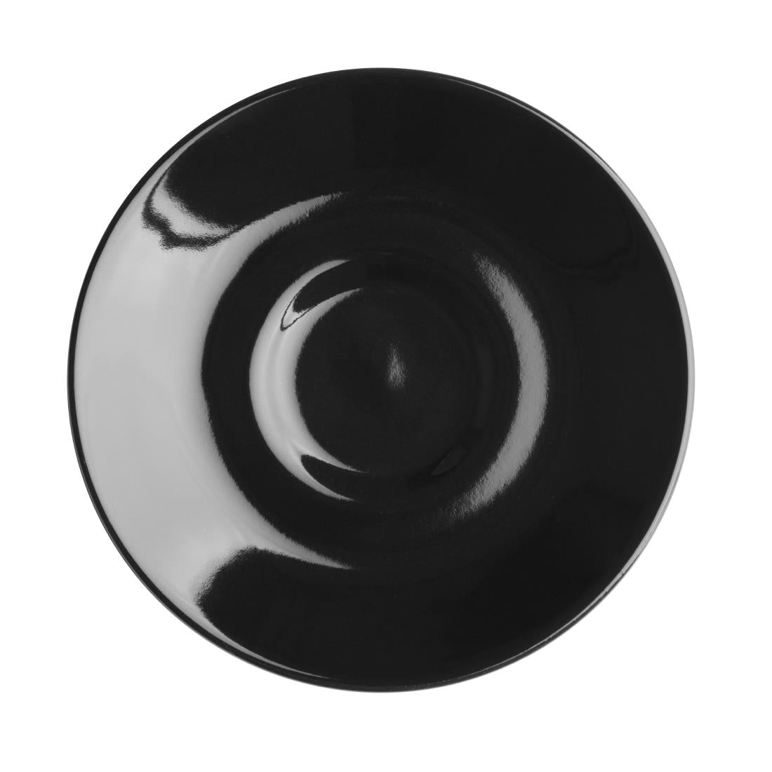 Olympia Cafe Espresso Saucer Black (12 pack)