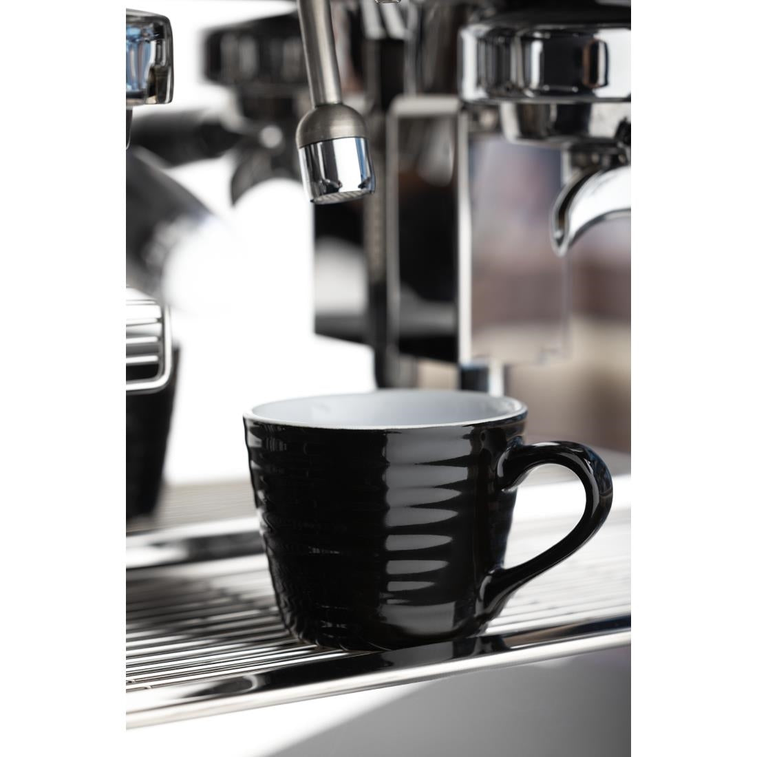 Olympia Cafe Aroma Mug Black - 230ml (6 pack)