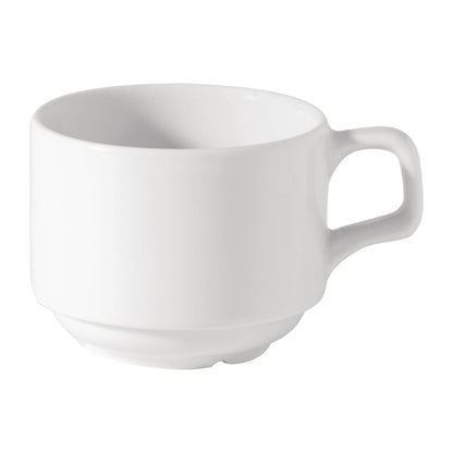 Utopia Titan Stacking Cups White 200ml (36 Pack)