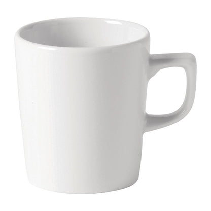 Utopia Titan Latte Mugs White 340ml (24 pack)