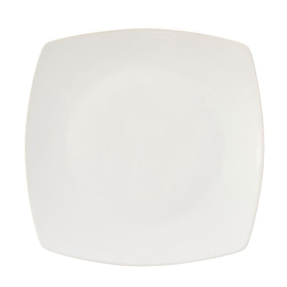 Utopia Titan Rounded Square Plates White 270mm (6 pack)