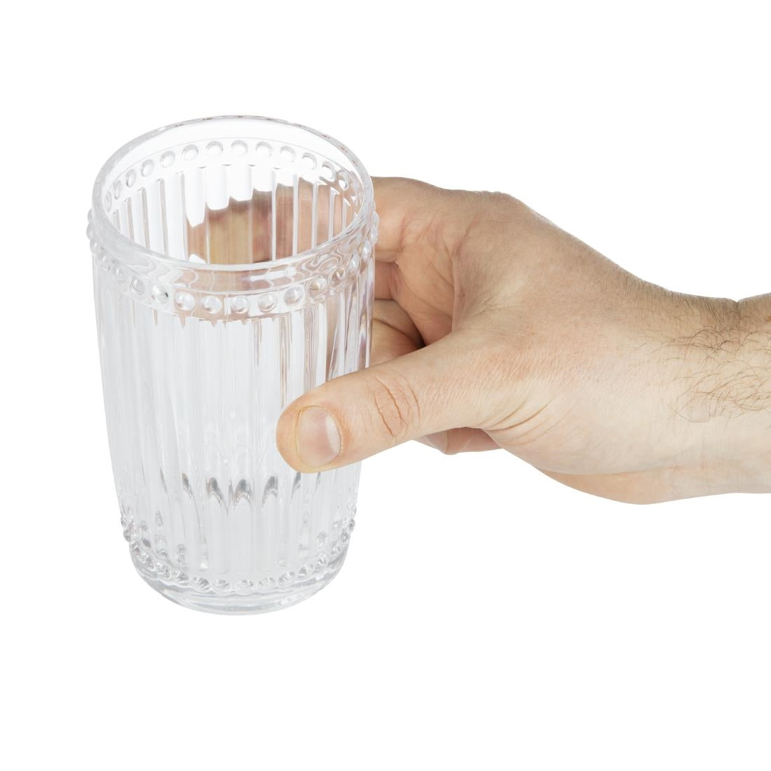 Olympia Baroque Hi Ball Clear 395ml 13.3fl oz (6 Pack)