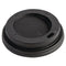 Fiesta Black Polystyrene Lids for 8oz Coffee Cups - Pack of 50