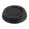 Fiesta Recyclable Coffee Cup Lids Black 340ml / 12oz and 455ml / 16oz - Pack of 50