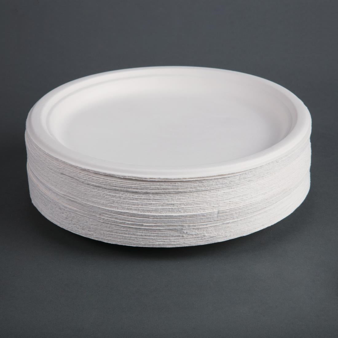 Fiesta Compostable Bagasse Plates Round 260mm (50 Pack)
