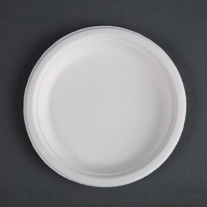 Fiesta Compostable Bagasse Plates Round 179mm (50 Pack)