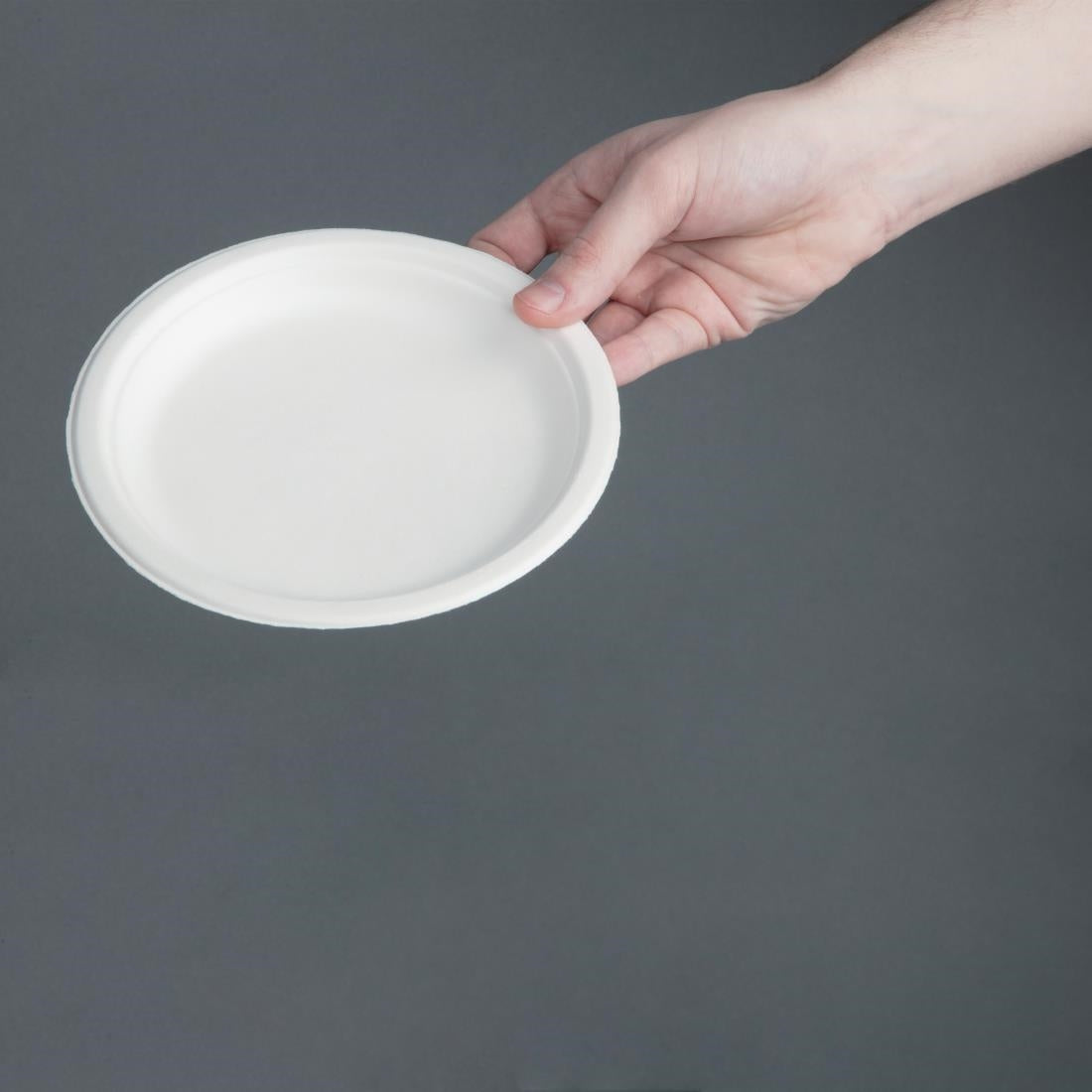 Fiesta Compostable Bagasse Plates Round 179mm (50 Pack)