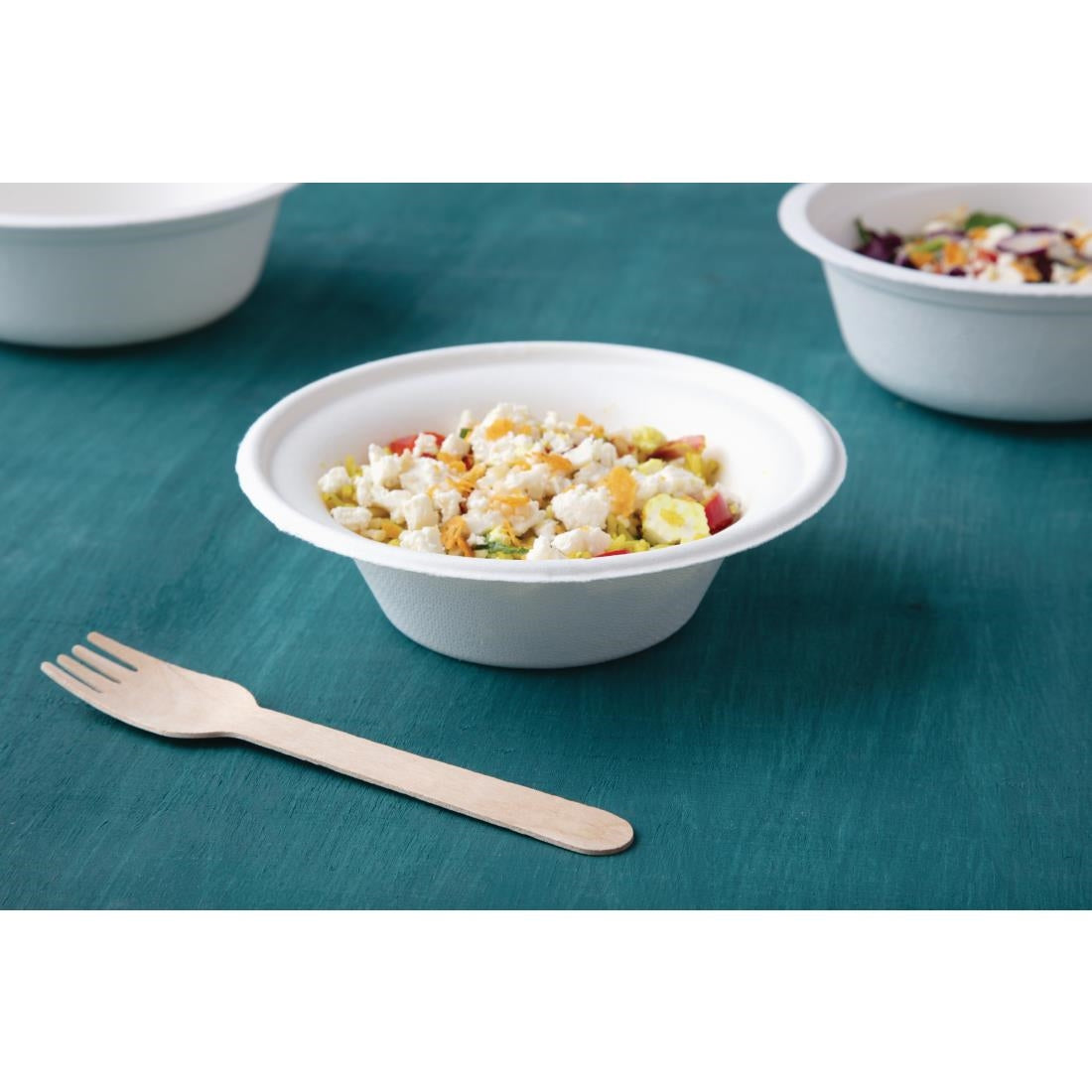 Fiesta Compostable Bagasse Bowls Round 10oz (50 Pack)
