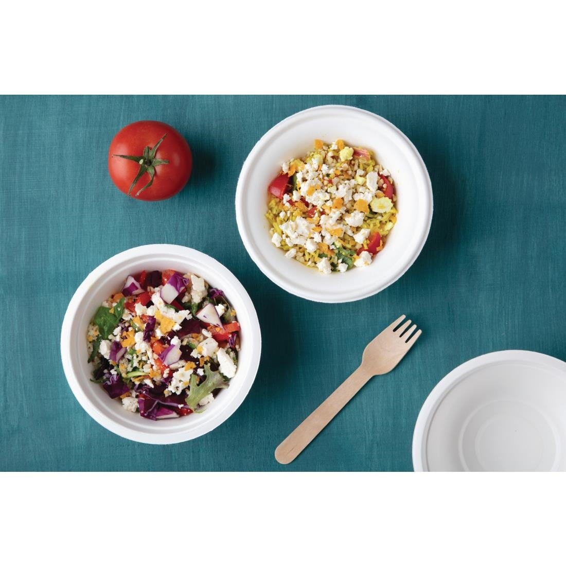 Fiesta Compostable Bagasse Bowls Round 10oz (50 Pack)