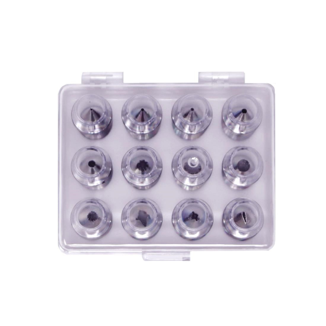 PME Stainless Steel Supatube Piping Nozzles (12 Pack)