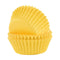 PME Block Colour Cupcake Cases Yellow - Pack of 60