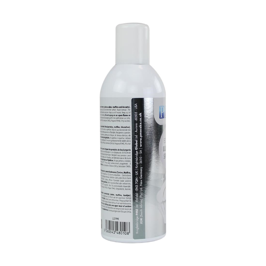 PME Edible Lustre Spray Silver 400ml