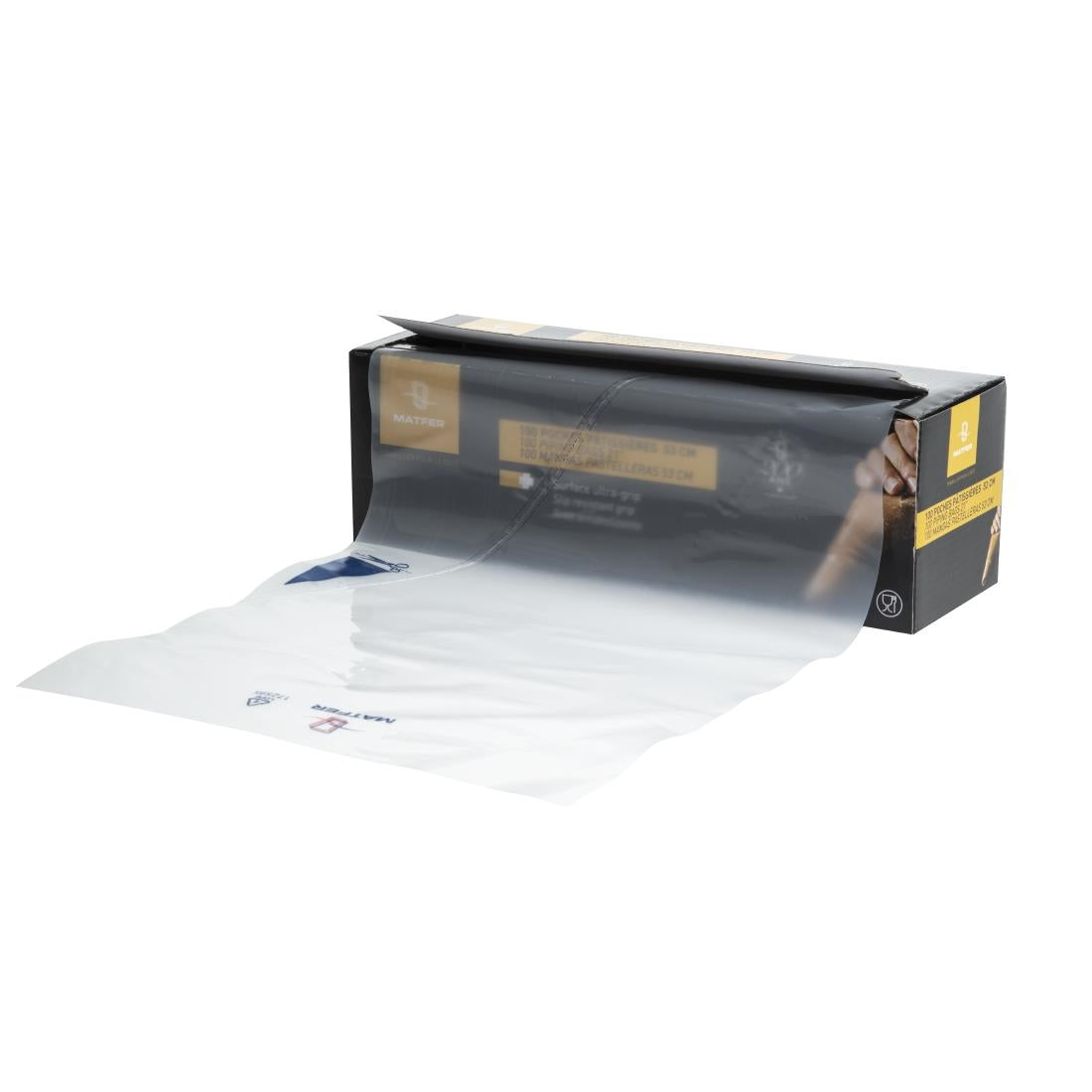 Matfer Bourgeat Disposable Piping Bags Clear (Roll of 100x530mm)