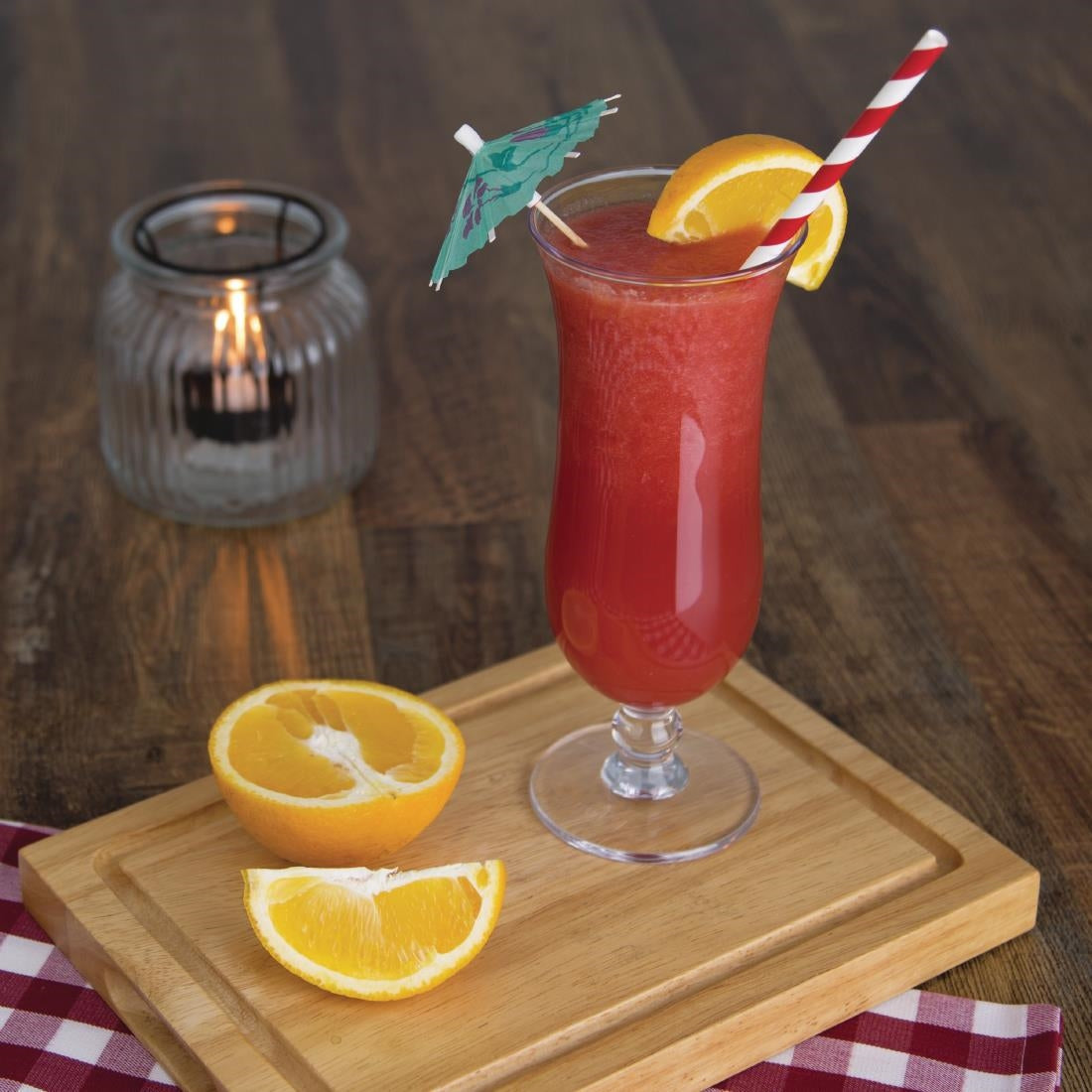 Olympia Kristallon Polycarbonate Hurricane Glasses 390ml (24 pack)