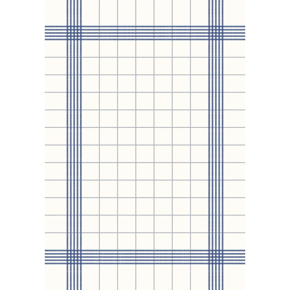 Dunisoft Towel Napkin Blue Check 38x54cm (250 Pack)