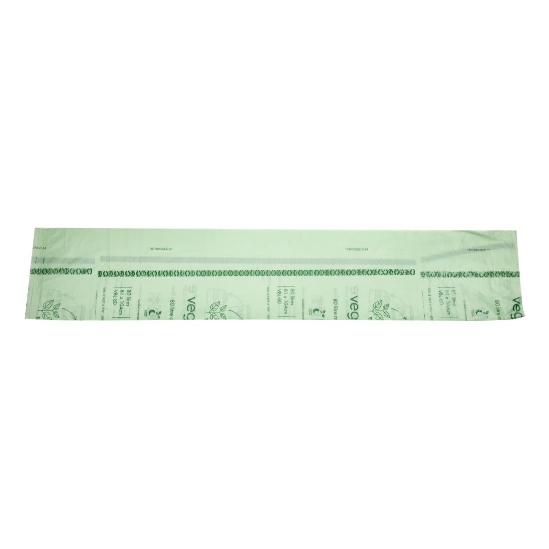 Vegware Compostable Bin Liners 80Ltr (240 Pack)
