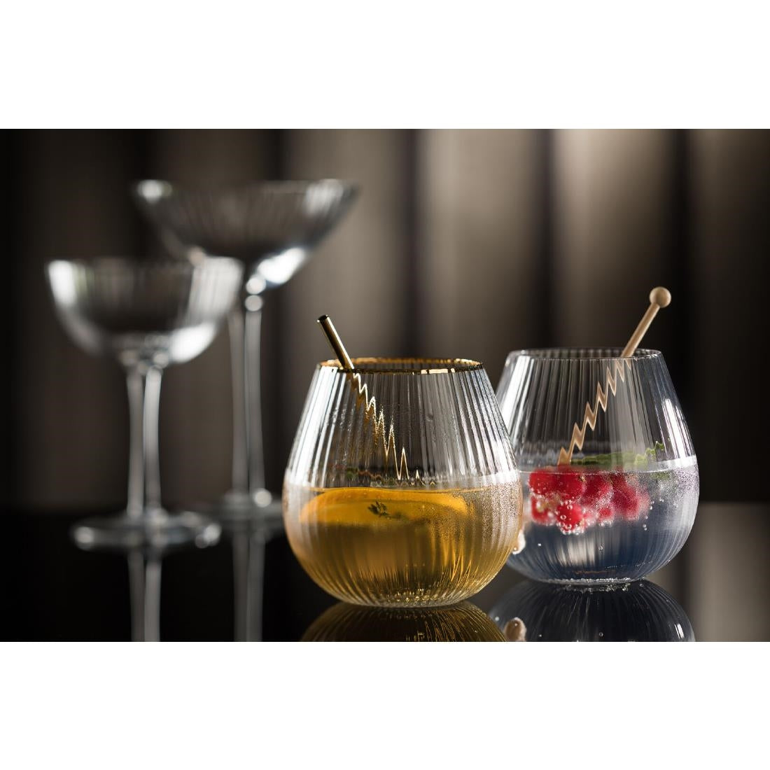 Utopia Hayworth Stemless Gin Glasses 650ml (6 Pack)