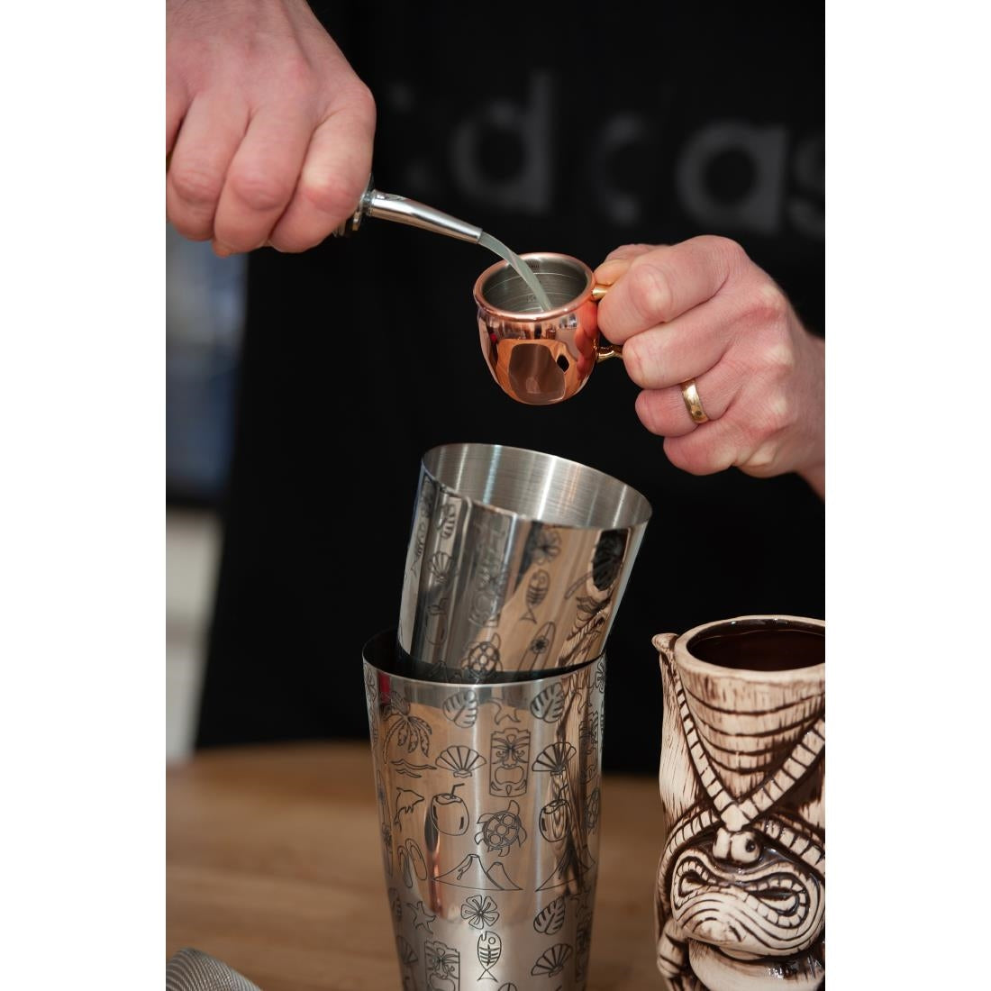 Beaumont Copper Straight Jigger 25ml/50ml