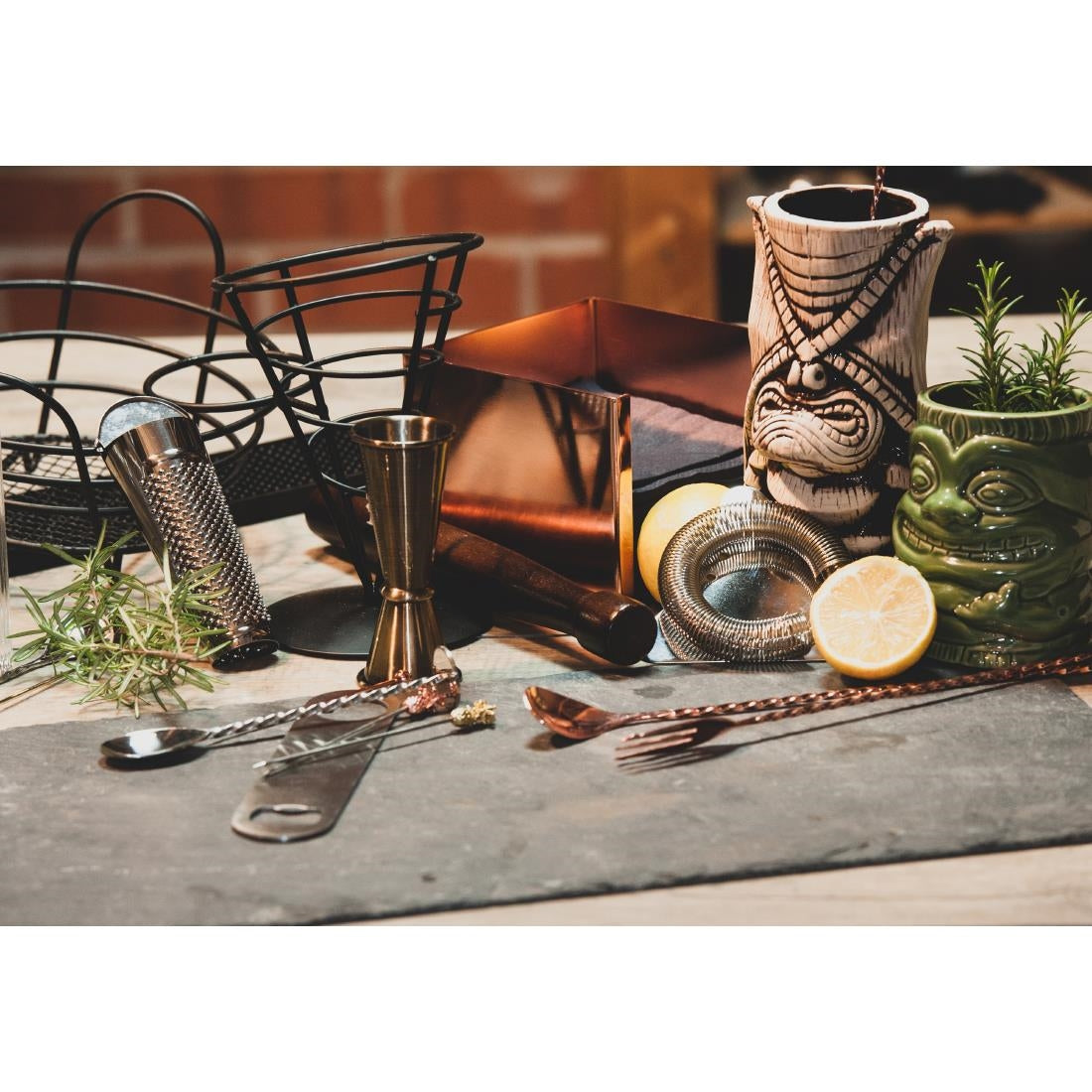 Beaumont Napkin Holder Copper Plated