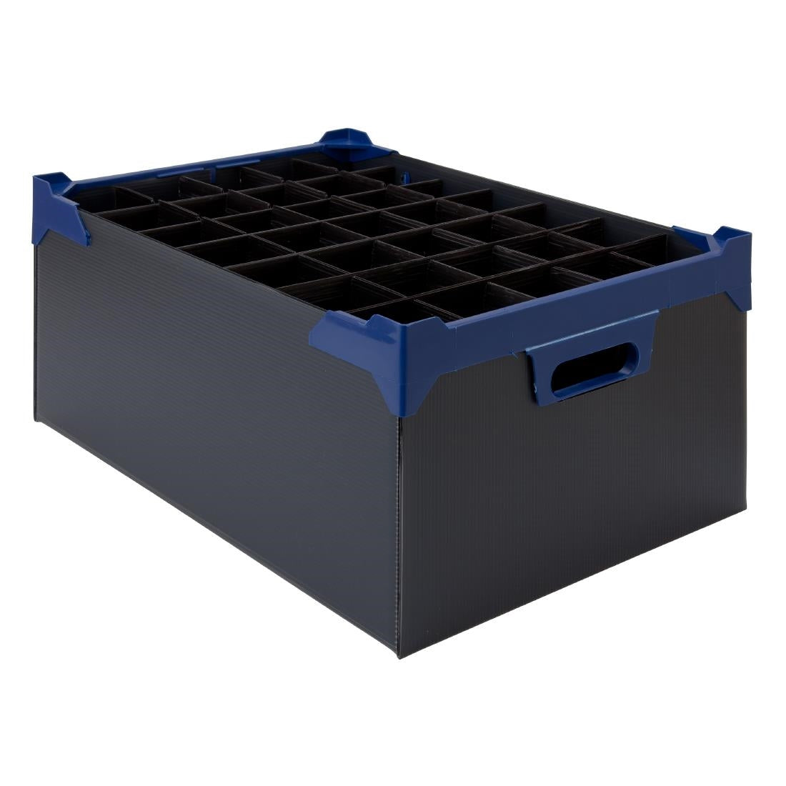 Beaumont Flute Glass Carry Box 500x345x200mm (5 Pack)