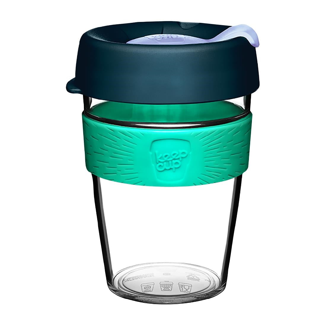 KeepCups Clear Reusable Cups Eventide 12oz