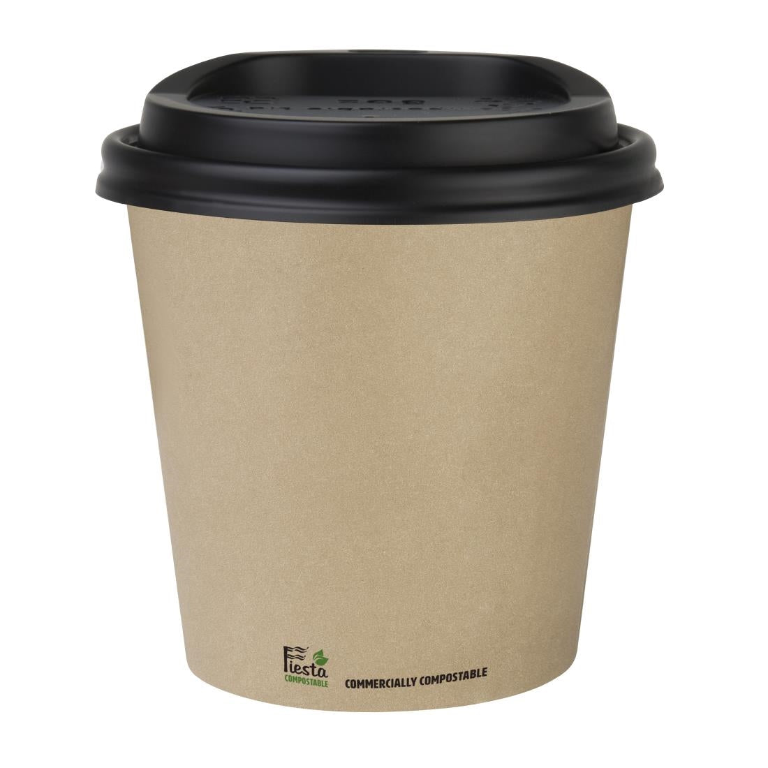 Fiesta Compostable Espresso Cups Single Wall 114ml (50 Pack)