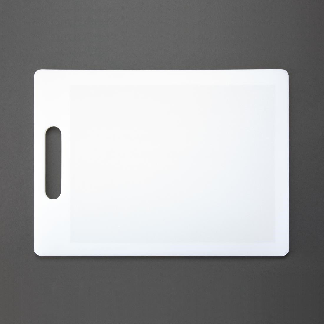 Nisbets Essentials White Chopping Board