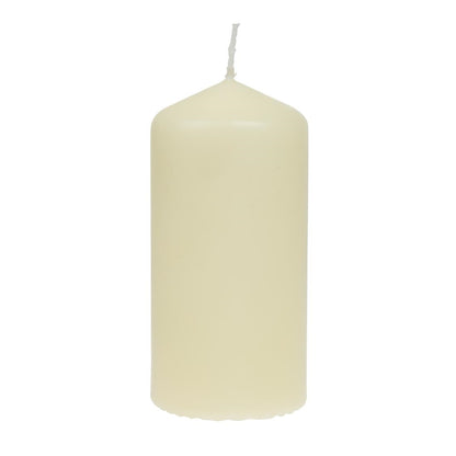 Bolsius Tall Pillar Candles Ivory 120mm (12 pack)