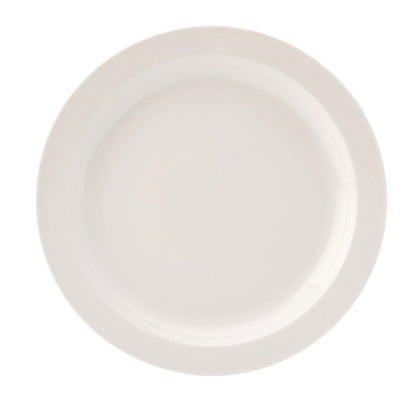 Utopia Pure White Narrow Rim Plates 230mm (24 Pack)