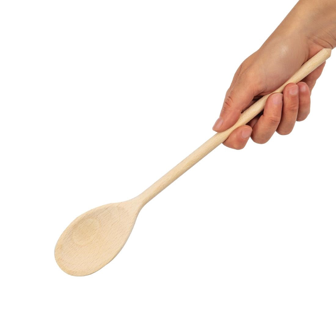 Nisbets Essentials Wooden Spoon 12"