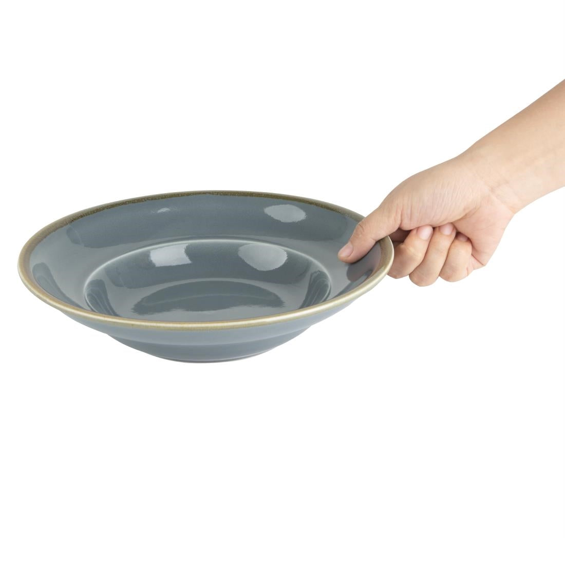 Olympia Kiln Pasta Bowls Ocean 250mm (Pack of 4)