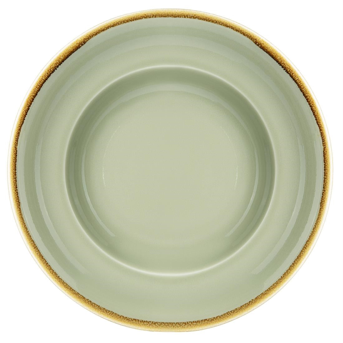 Olympia Kiln Pasta Bowls Moss 250mm (Pack of 4)