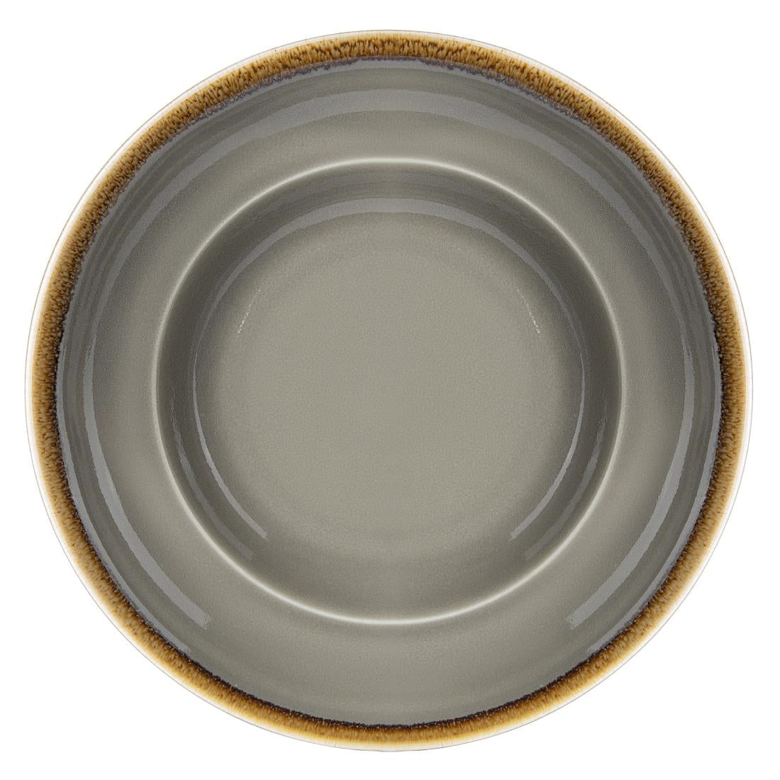 Olympia Kiln Pasta Bowls Smoke 250mm (Pack of 4)