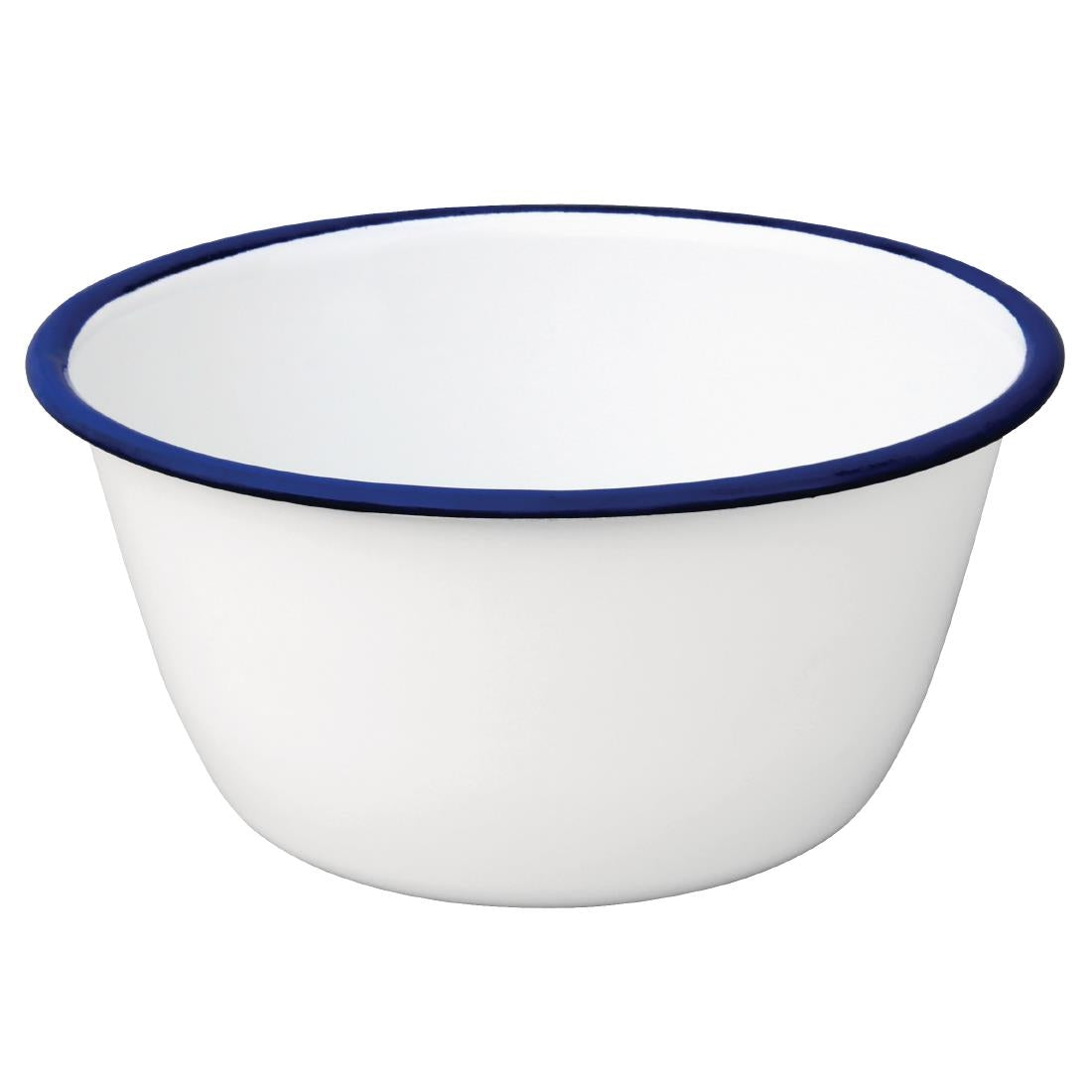 Olympia Enamel Pudding Bowls 155mm (Pack of 6)