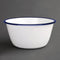 Olympia Enamel Pudding Bowls 155mm - Pack of 6